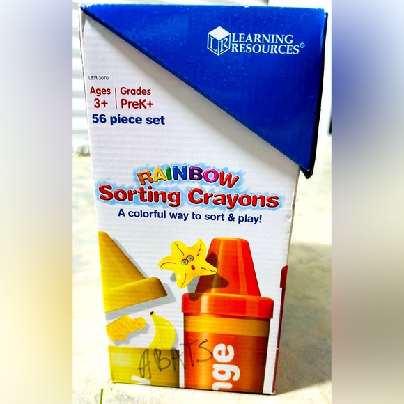 Learning Resources Rainbow Sorting Crayons Early Color Recognition & Sorting - Picture 4 of 7